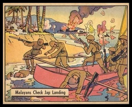 26 Malayans Check Japanese Landing
